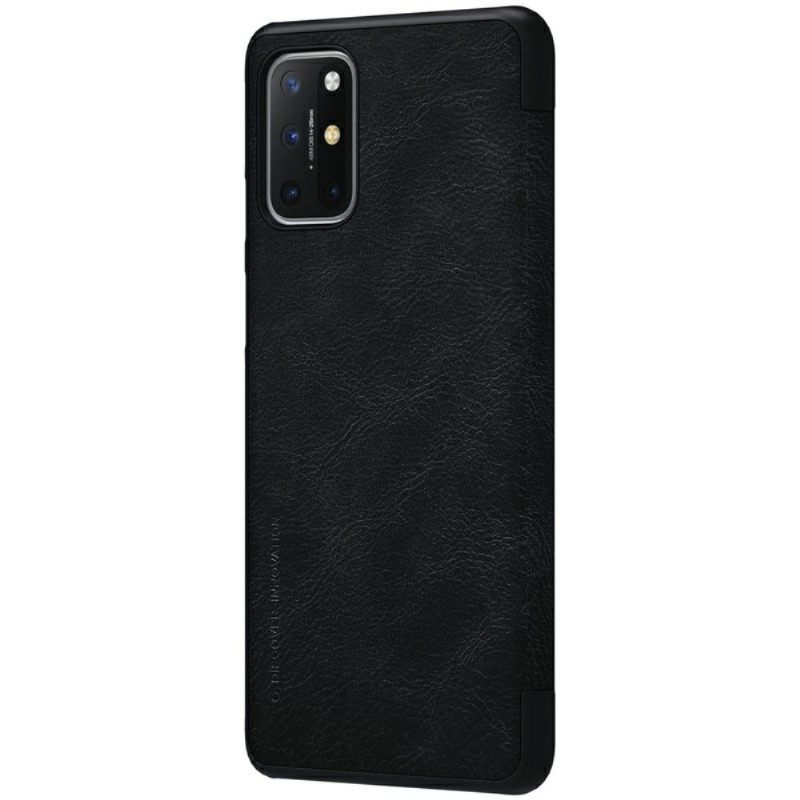 Flip Case voor OnePlus 8T Qin-serie Leereffect