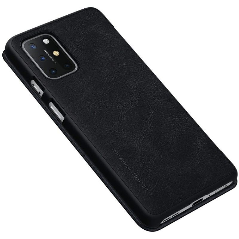 Flip Case voor OnePlus 8T Qin-serie Leereffect