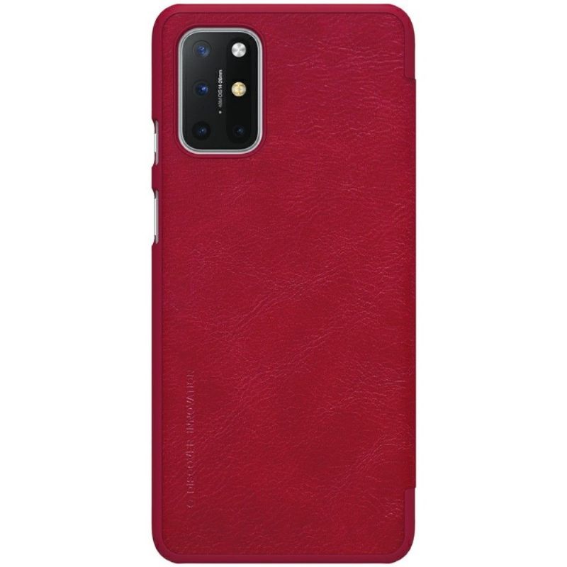 Flip Case voor OnePlus 8T Qin-serie Leereffect