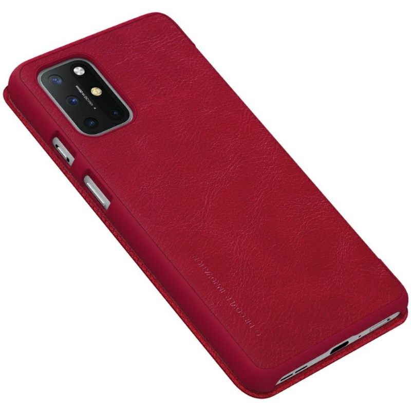 Flip Case voor OnePlus 8T Qin-serie Leereffect