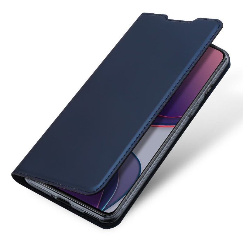 Flip Case voor OnePlus 8T Zakelijk Satijneffect