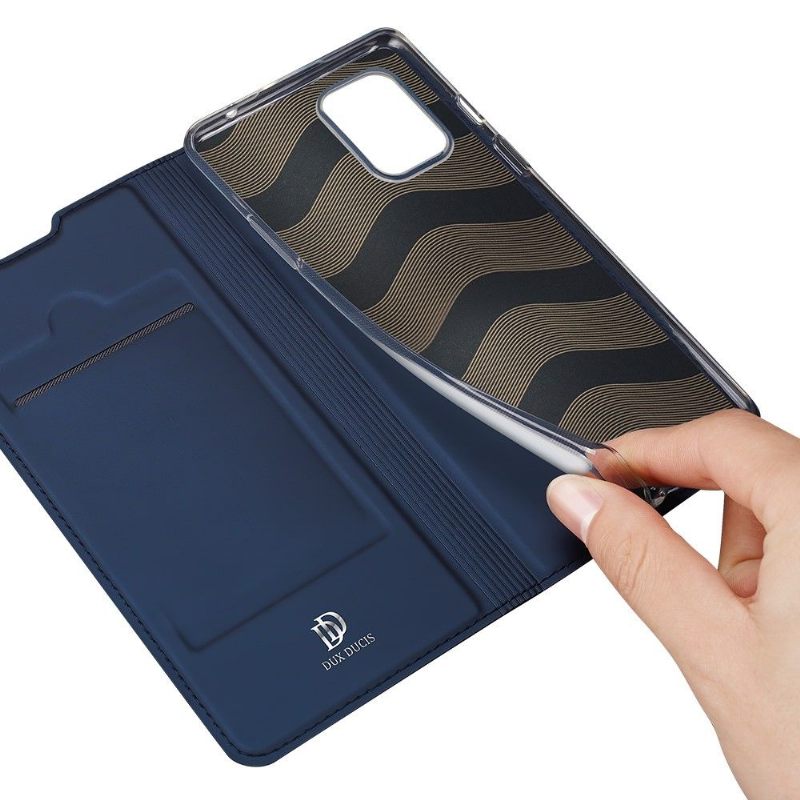 Flip Case voor OnePlus 8T Zakelijk Satijneffect