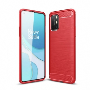 Hoesje voor OnePlus 8T Anti-fall Geborsteld Effect Flexibel