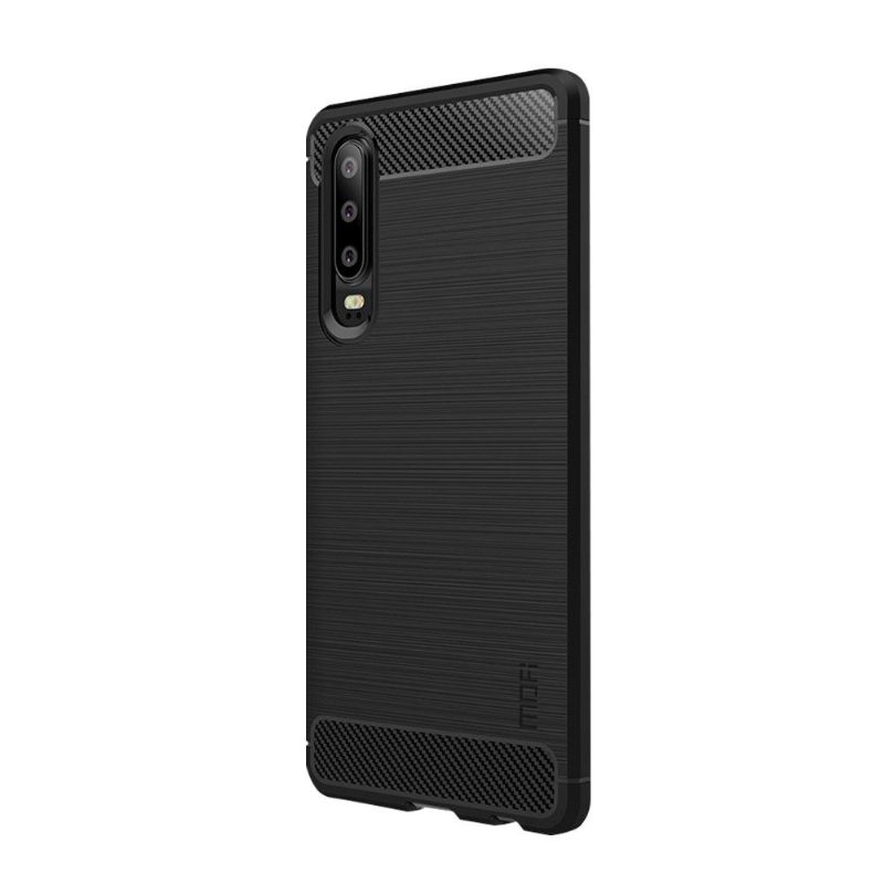 Hoesje voor Huawei P30 Anti-fall Geborsteld Mofi