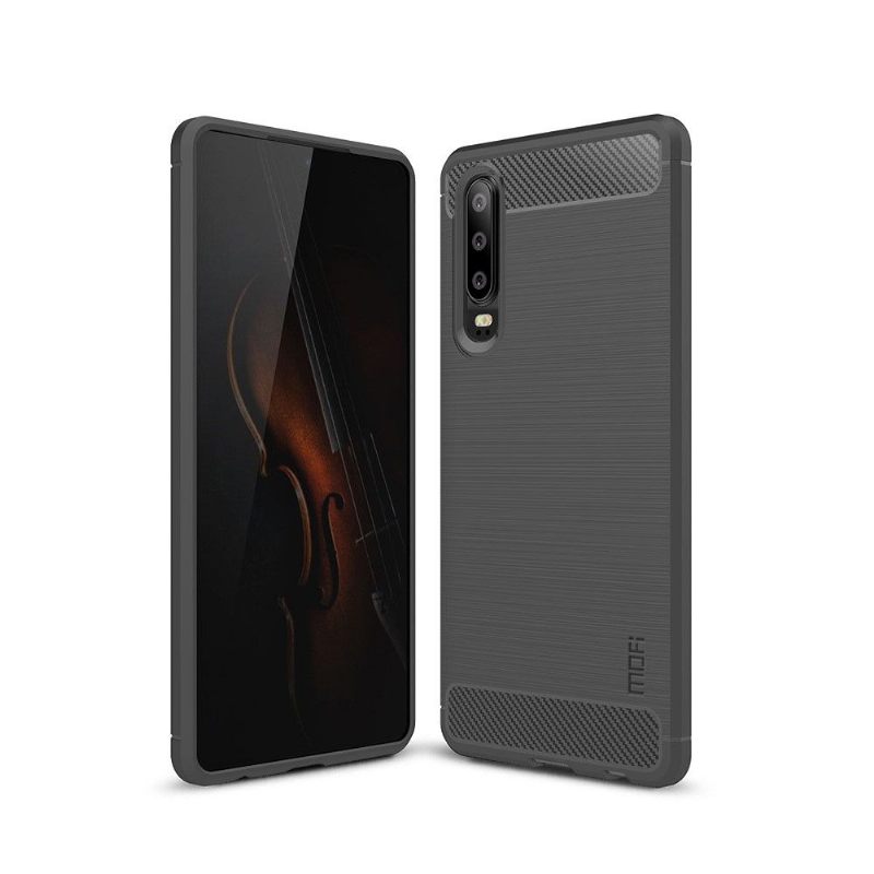 Hoesje voor Huawei P30 Anti-fall Geborsteld Mofi