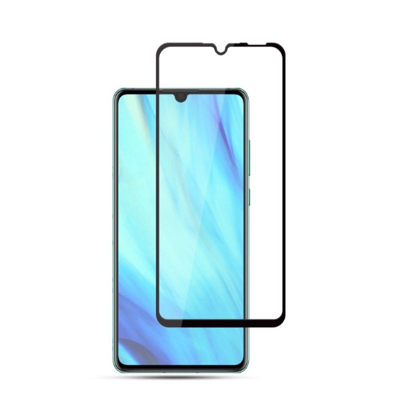 Huawei P30 - Schermbeschermer Van Gehard Glas Op Ware Grootte - Zwart