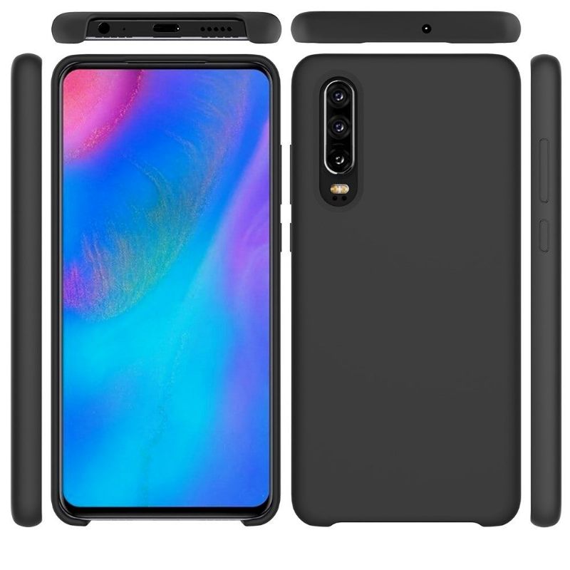 Telefoonhoesje voor Huawei P30 Bescherming Vloeibare Siliconen