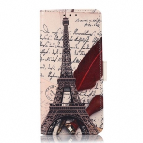Folio-hoesje voor Google Pixel 7 Pro Dichters Eiffeltoren