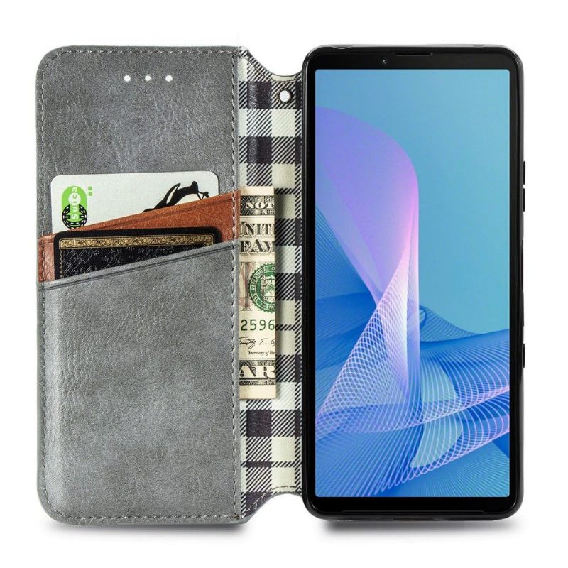 Folio-hoesje voor Sony Xperia 10 III Kub Design-kaarthouder