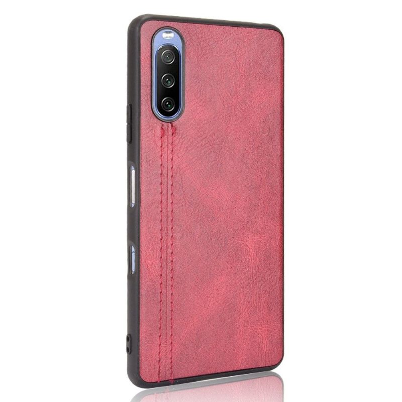 Hoesje voor Sony Xperia 10 III Ledereffect