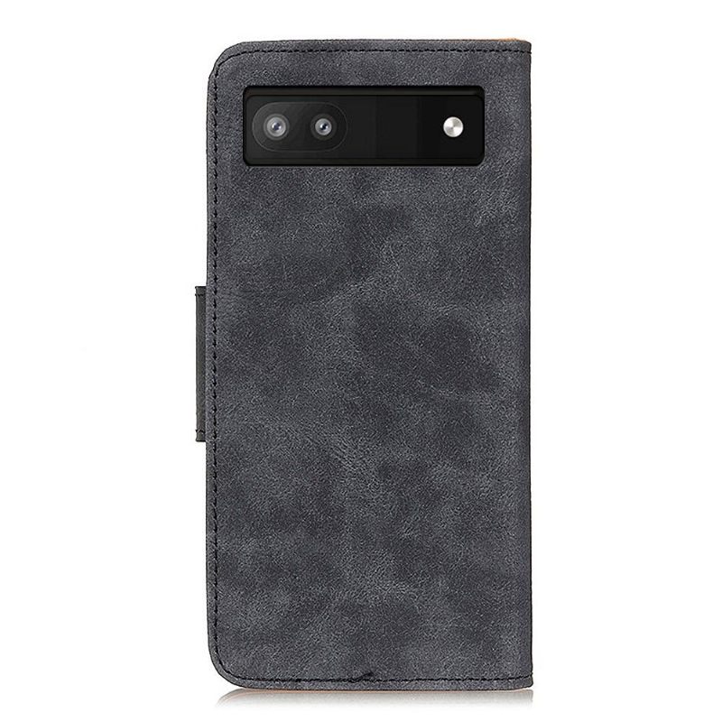 Cover voor Google Pixel 6a Edouard Kunstleer Vintage