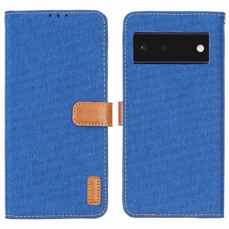 Folio-hoesje voor Google Pixel 6a Canvaseffect Oxford