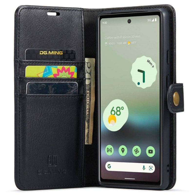 Hoesje Flip Case voor Google Pixel 6a Bescherming Hoesje 2 in 1 En Afneembare Shell