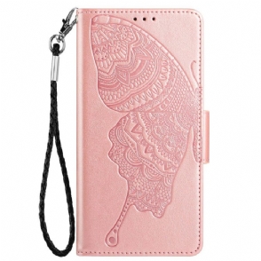 Folio-hoesje voor Samsung Galaxy A13 Met Ketting Patroon Met Bandjes