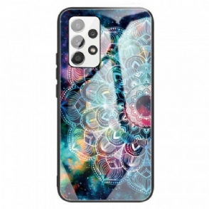 Hoesje voor Samsung Galaxy A13 Strappy Litchi Lederen Stijl