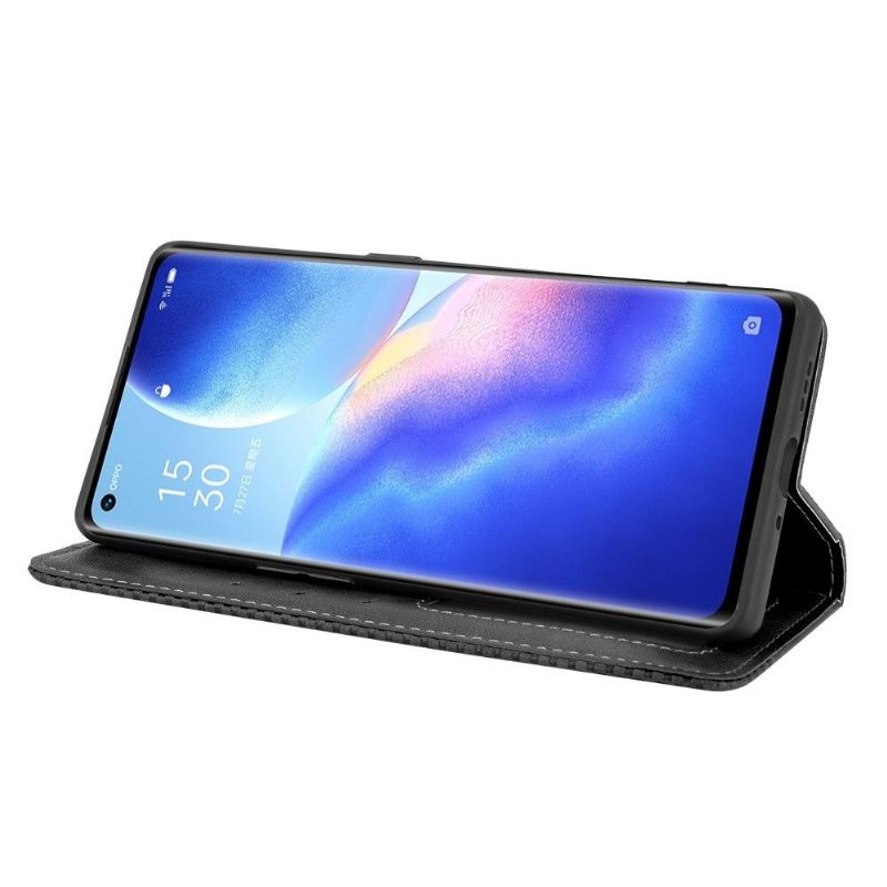 Cover voor Oppo Find X3 Neo De Lederen Stijl Cirénius