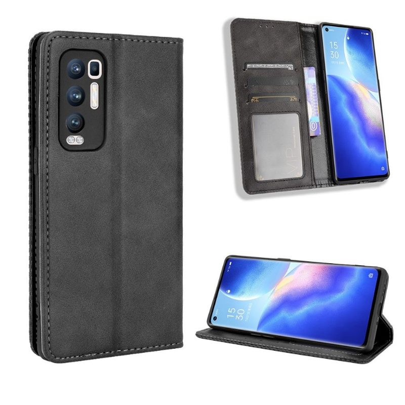 Cover voor Oppo Find X3 Neo De Lederen Stijl Cirénius