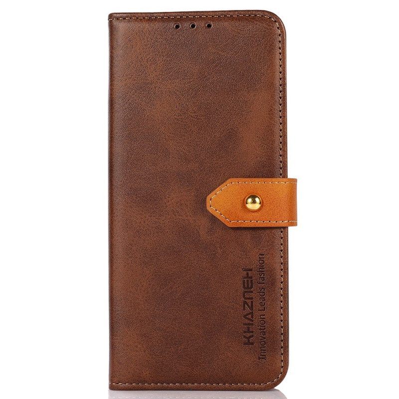 Flip Case voor Motorola Edge 40 Pro Khazneh-riem