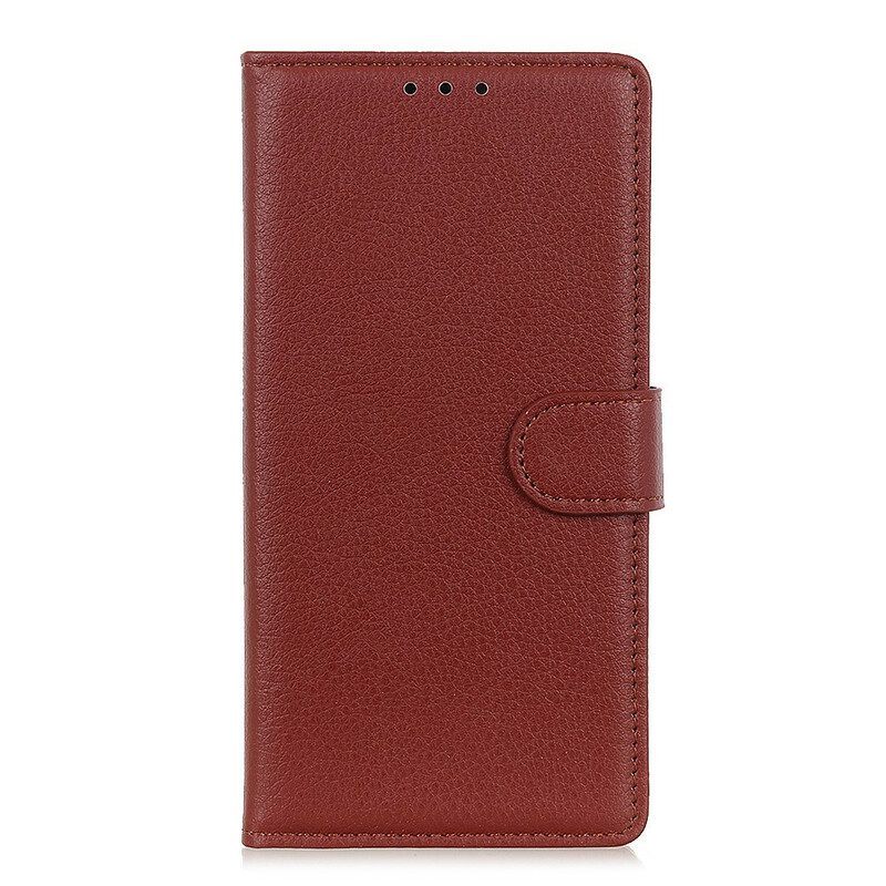 Folio-hoesje voor Asus Zenfone 7 / 7 Pro Lychee-textuur