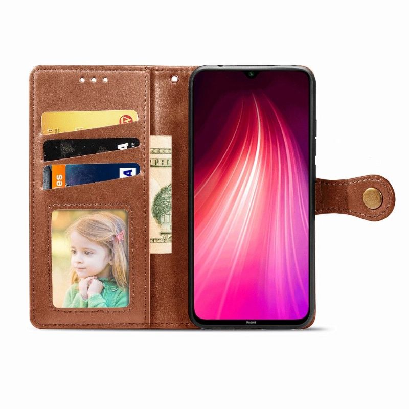 Flip Case voor Xiaomi Redmi Note 8 2021 Indila Kunstleer Kaarthouder