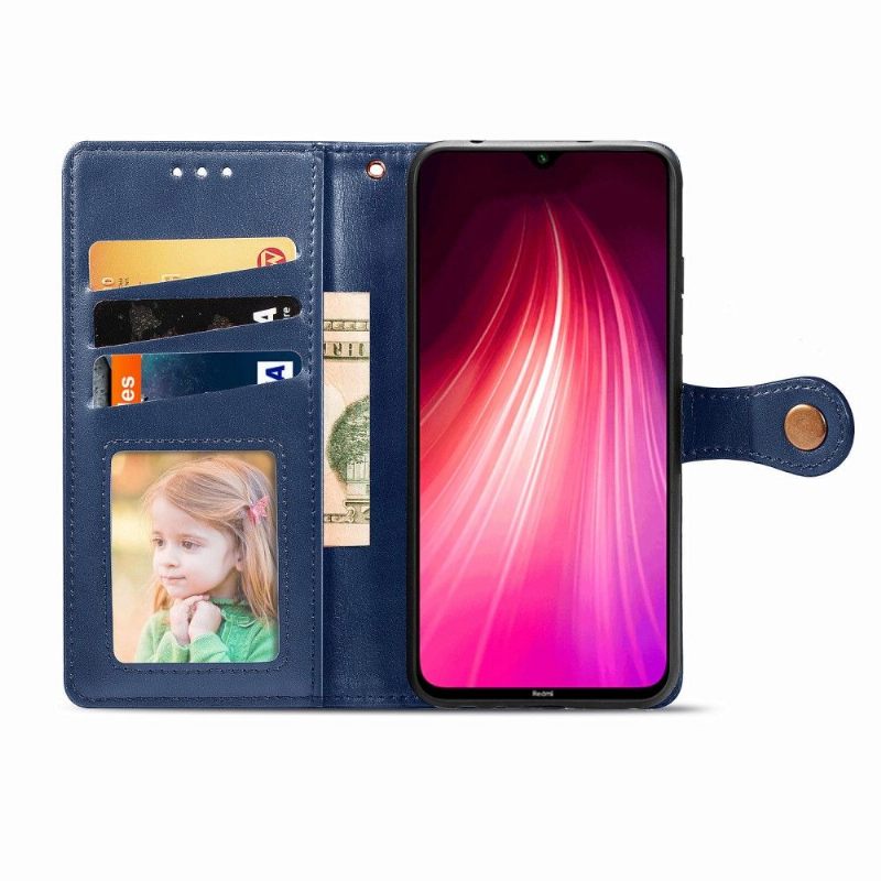 Flip Case voor Xiaomi Redmi Note 8 2021 Indila Kunstleer Kaarthouder