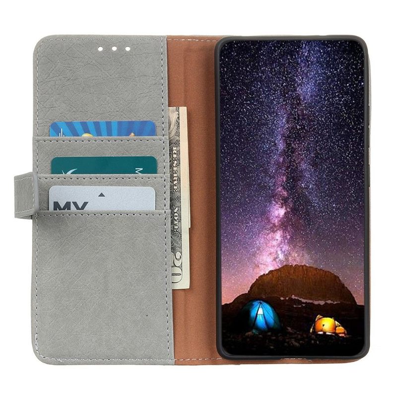 Flip Case voor Xiaomi Redmi Note 8 2021 Neushoorn Kunstleer