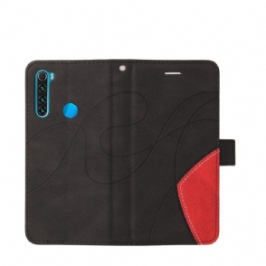 Folio-hoesje voor Xiaomi Redmi Note 8 2021 Bicolor Artistiek