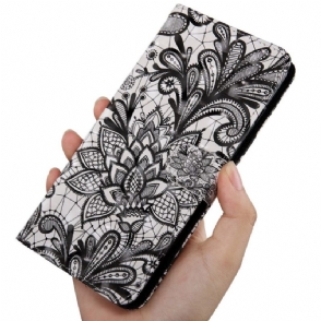 Folio-hoesje voor Xiaomi Redmi Note 8 2021 Bloemenkant