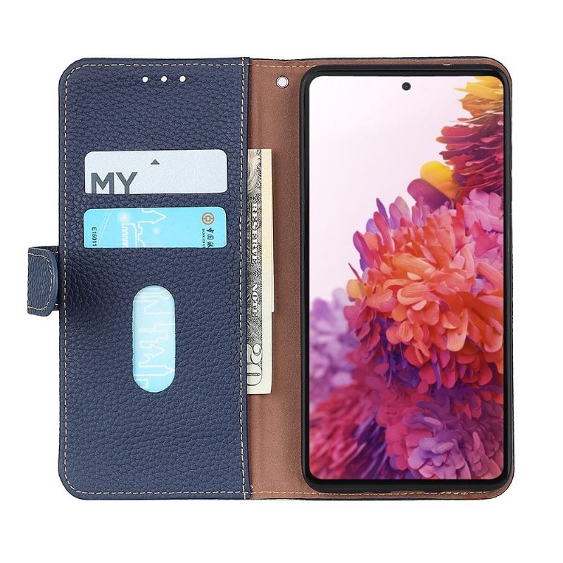 Folio-hoesje voor Xiaomi Redmi Note 8 2021 Khazneh Generfd Leer