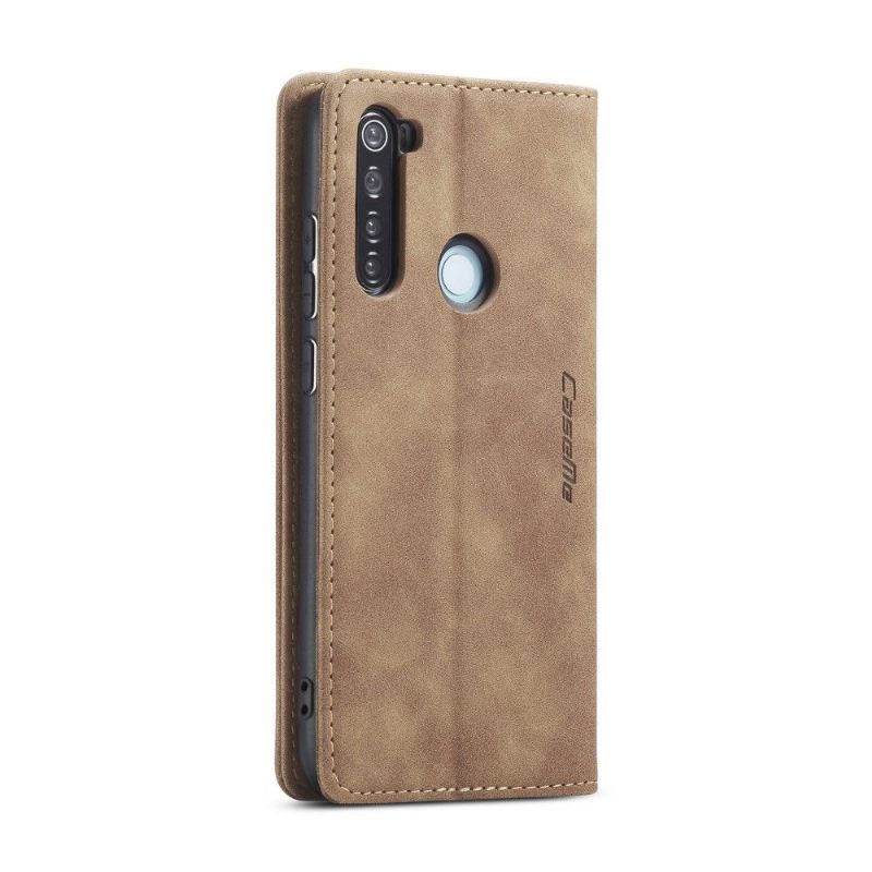 Folio-hoesje voor Xiaomi Redmi Note 8 2021 Retro Imitatieleren Golia's