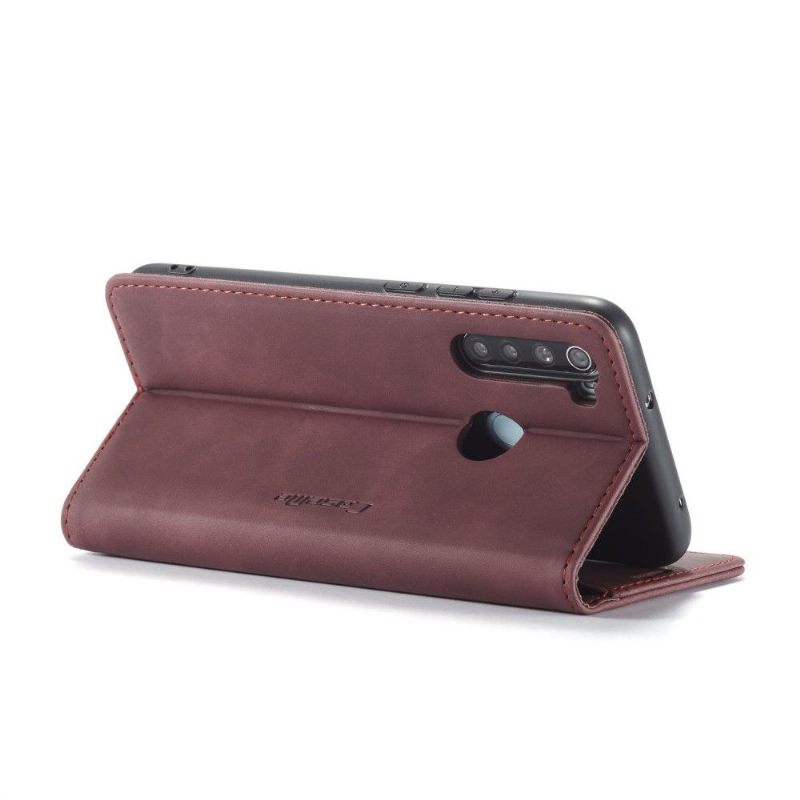 Folio-hoesje voor Xiaomi Redmi Note 8 2021 Retro Imitatieleren Golia's