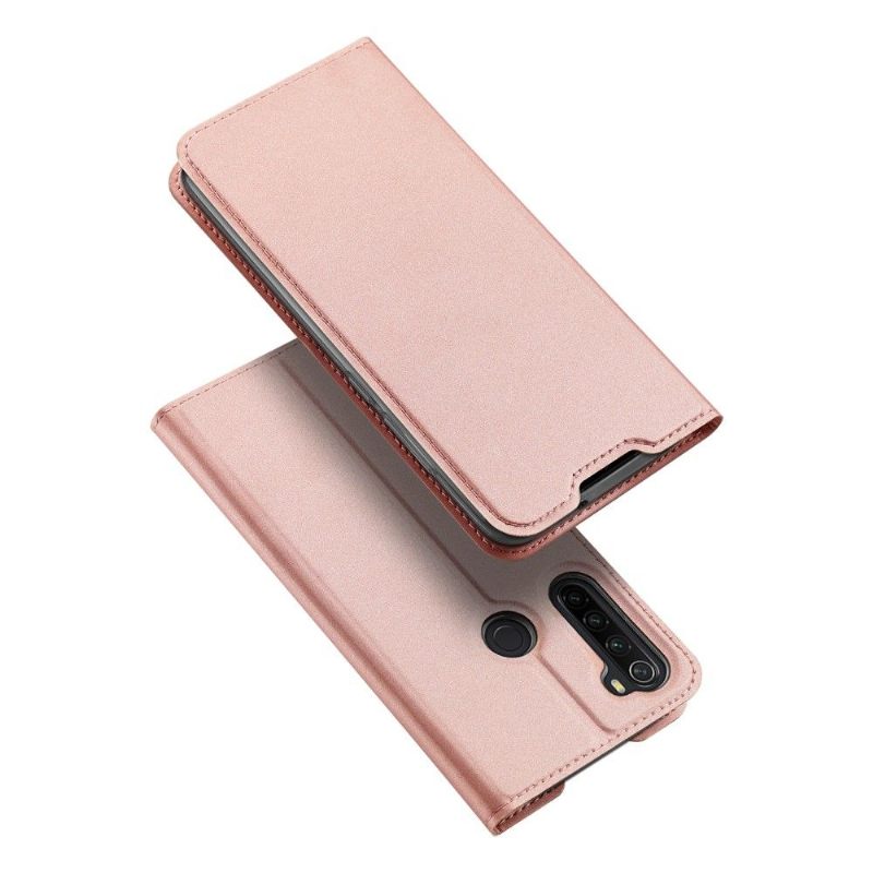 Folio-hoesje voor Xiaomi Redmi Note 8 2021 Satijnen Coating