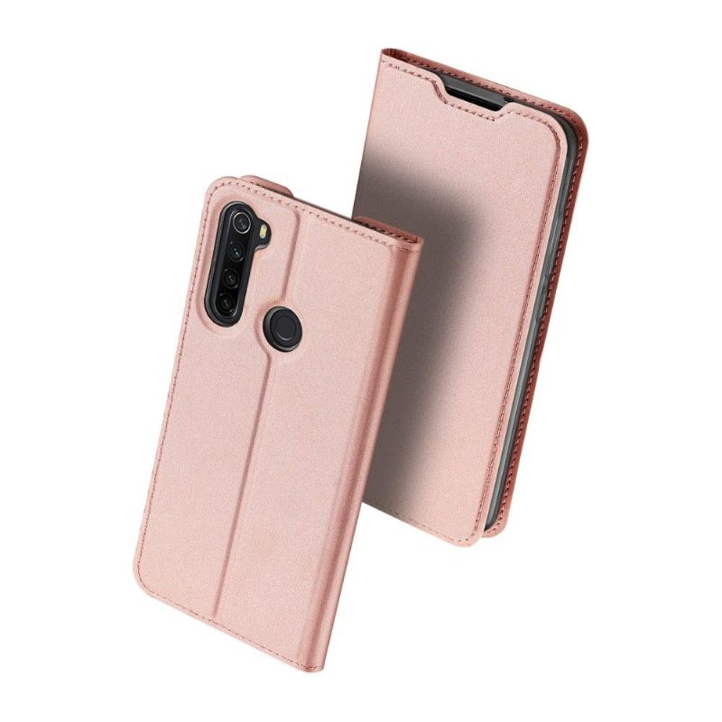 Folio-hoesje voor Xiaomi Redmi Note 8 2021 Satijnen Coating