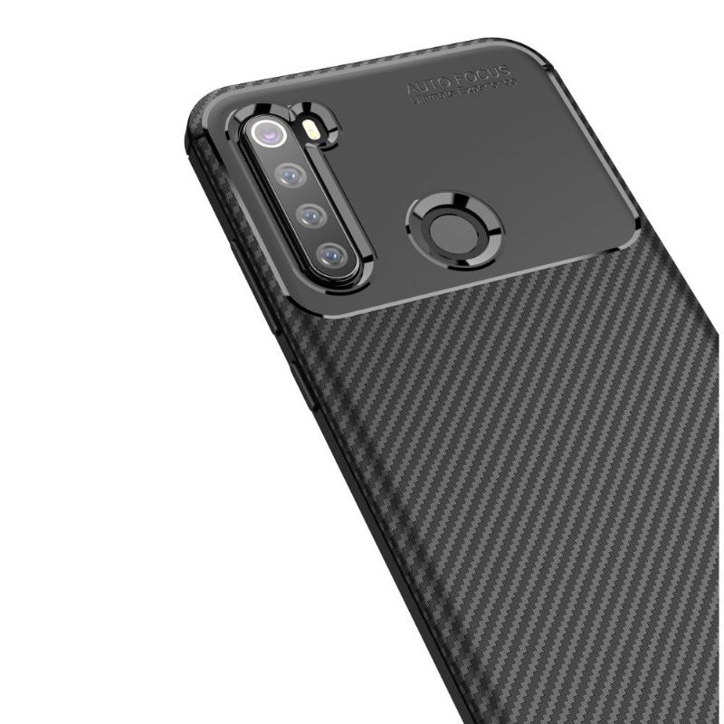 Hoesje voor Xiaomi Redmi Note 8 2021 Koolstofvezelstijl