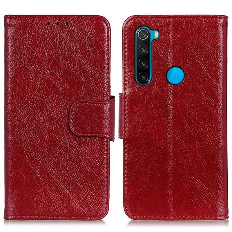 Leren Hoesje voor Xiaomi Redmi Note 8 2021 Verouderde Lederen Stijl