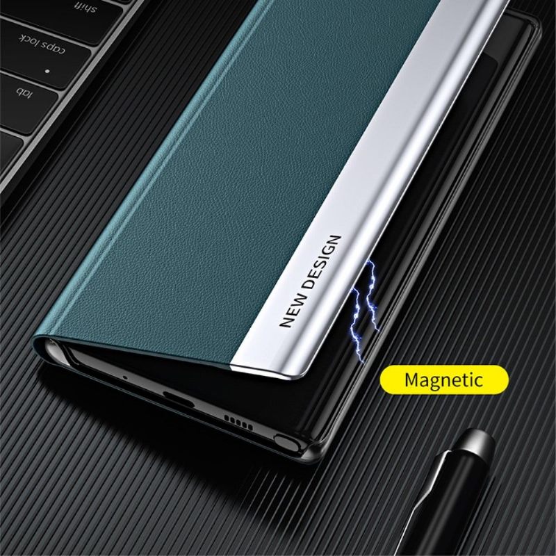 Case voor Xiaomi Mi 11 Lite 5G NE / Mi 11 Lite / Mi 11 Lite 5G Zakelijke Magneet Met Leereffect