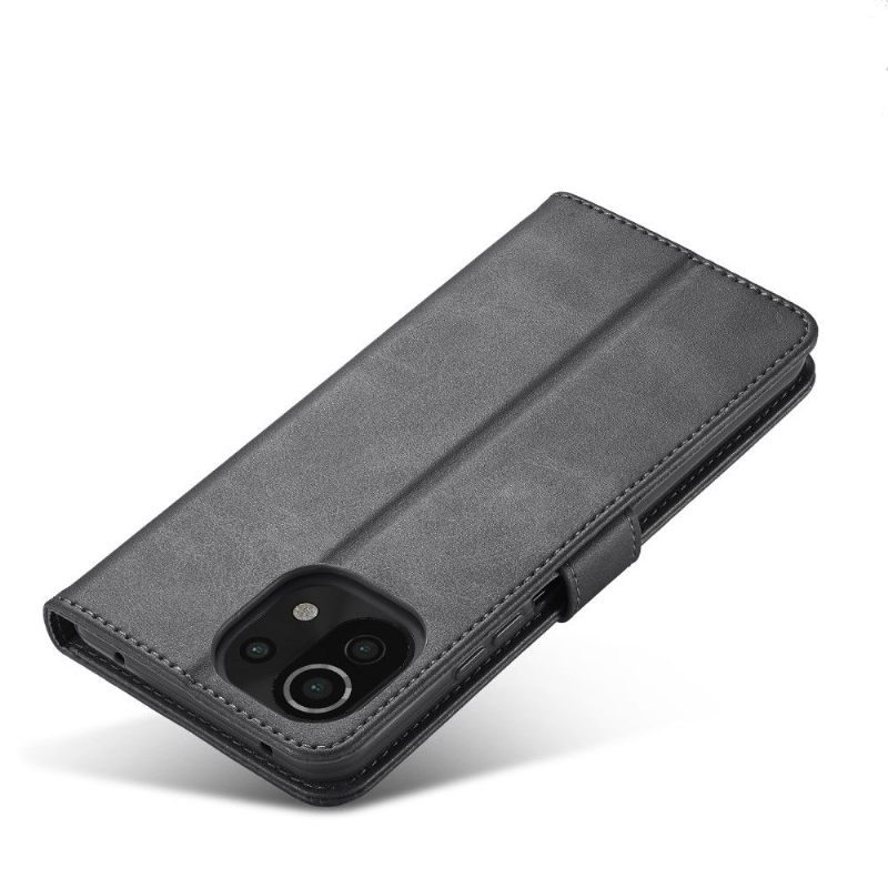 Cover voor Xiaomi Mi 11 Lite 5G NE / Mi 11 Lite / Mi 11 Lite 5G Anti-fall Folio-hoesje Ledereffect Lc.imeeke