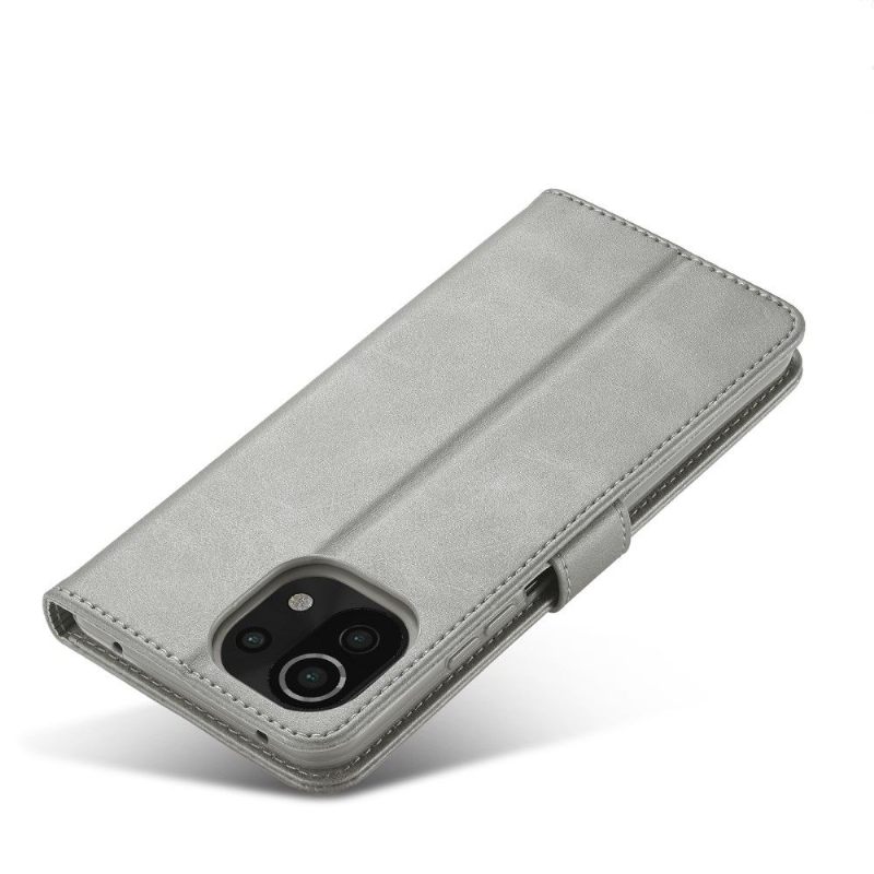 Cover voor Xiaomi Mi 11 Lite 5G NE / Mi 11 Lite / Mi 11 Lite 5G Anti-fall Folio-hoesje Ledereffect Lc.imeeke