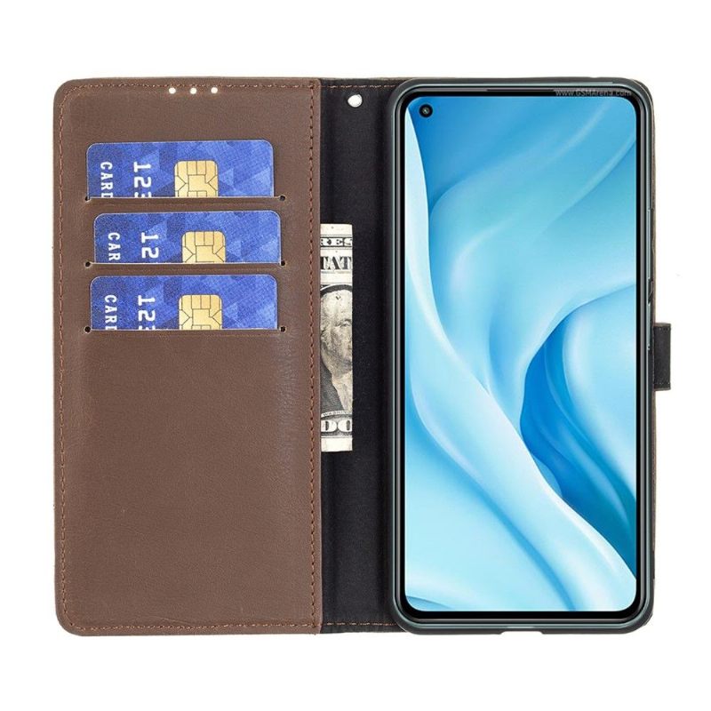 Cover voor Xiaomi Mi 11 Lite 5G NE / Mi 11 Lite / Mi 11 Lite 5G Folio-hoesje Retro Kunstleer