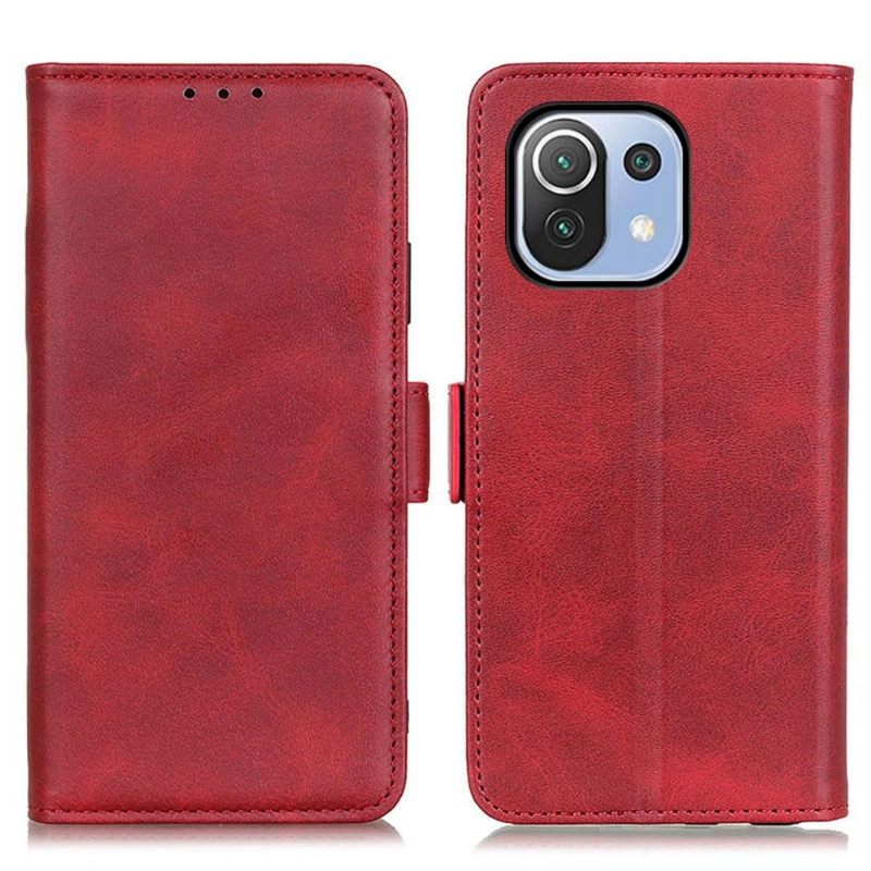 Cover voor Xiaomi Mi 11 Lite 5G NE / Mi 11 Lite / Mi 11 Lite 5G Portemonnee Leren Mat Lederen Hoes