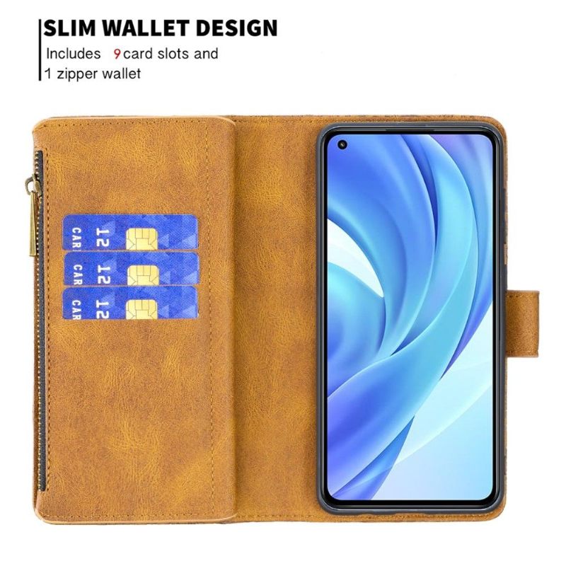 Folio-hoesje voor Xiaomi Mi 11 Lite 5G NE / Mi 11 Lite / Mi 11 Lite 5G Anti-fall Portemonnee Leren Vliegende Vlinder