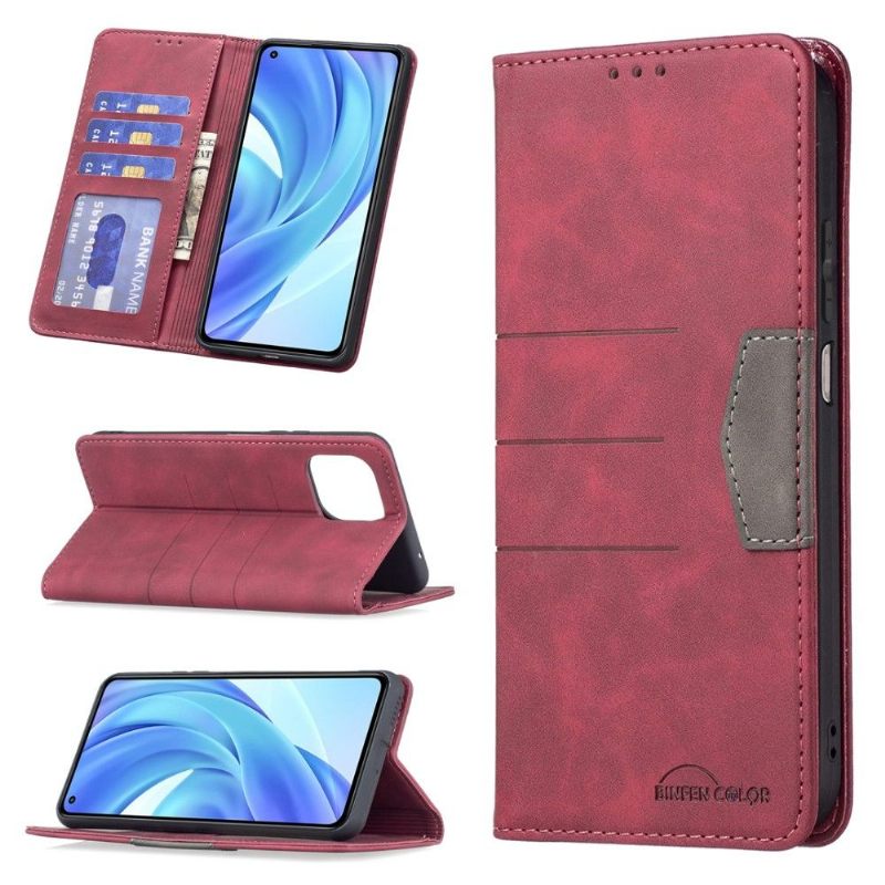 Folio-hoesje voor Xiaomi Mi 11 Lite 5G NE / Mi 11 Lite / Mi 11 Lite 5G Binfen Color Flip Faux Leather