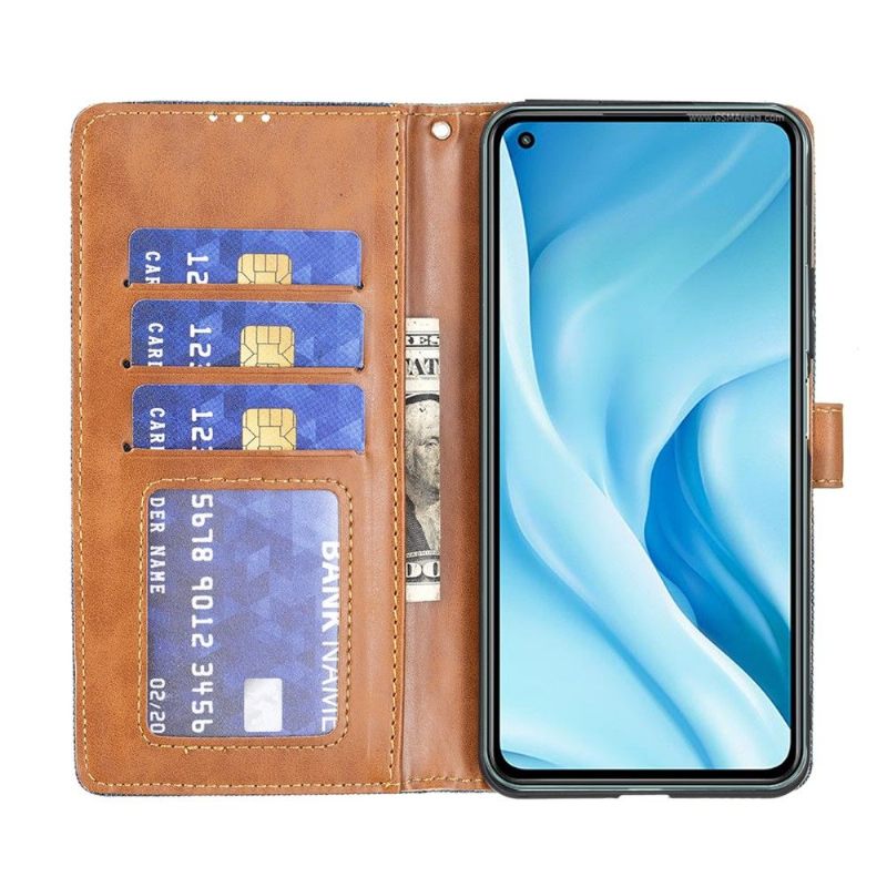 Folio-hoesje voor Xiaomi Mi 11 Lite 5G NE / Mi 11 Lite / Mi 11 Lite 5G Canvaseffect Oxford