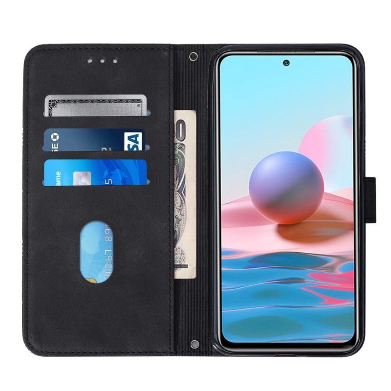 Folio-hoesje voor Xiaomi Mi 11 Lite 5G NE / Mi 11 Lite / Mi 11 Lite 5G Geometrisch Ontwerp Met Leereffect Met Riem