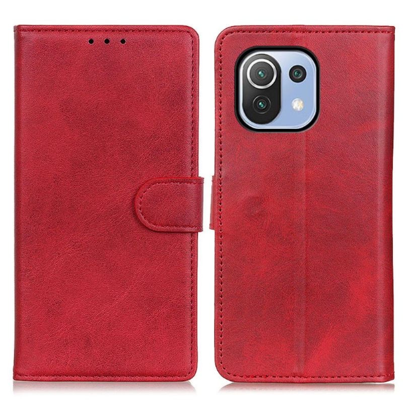 Folio-hoesje voor Xiaomi Mi 11 Lite 5G NE / Mi 11 Lite / Mi 11 Lite 5G Marius Mat Leereffect