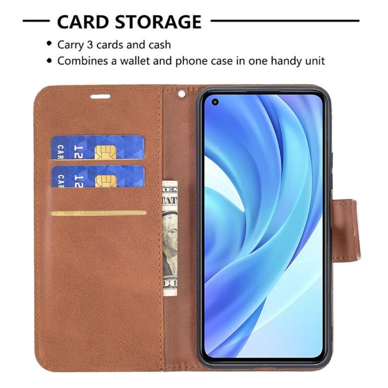 Folio-hoesje voor Xiaomi Mi 11 Lite 5G NE / Mi 11 Lite / Mi 11 Lite 5G Marta Mat Kunstleer