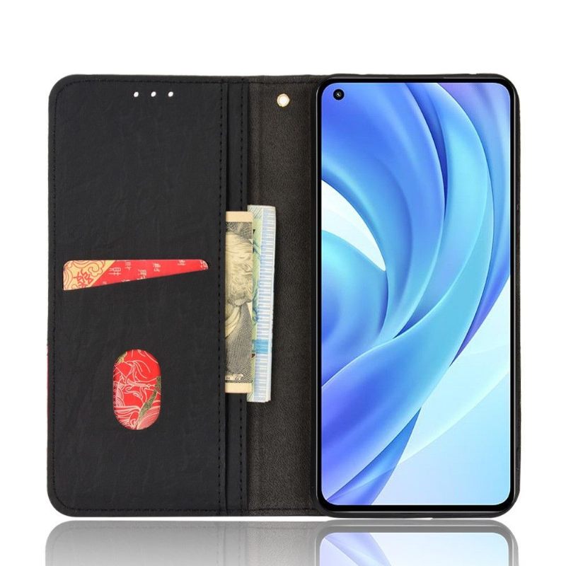 Folio-hoesje voor Xiaomi Mi 11 Lite 5G NE / Mi 11 Lite / Mi 11 Lite 5G Retro Kunstleer