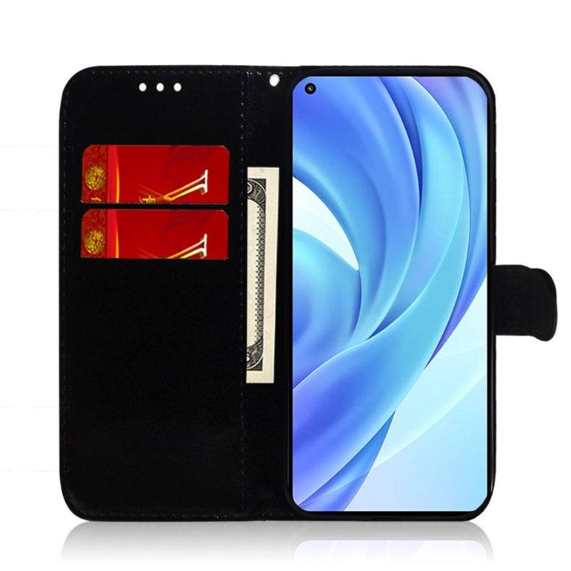 Folio-hoesje voor Xiaomi Mi 11 Lite 5G NE / Mi 11 Lite / Mi 11 Lite 5G Spiegeleffect Van Kunstleer