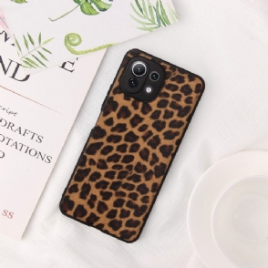 Hoesje voor Xiaomi Mi 11 Lite 5G NE / Mi 11 Lite / Mi 11 Lite 5G Anti-fall Ondersteuningsfunctie Leopard