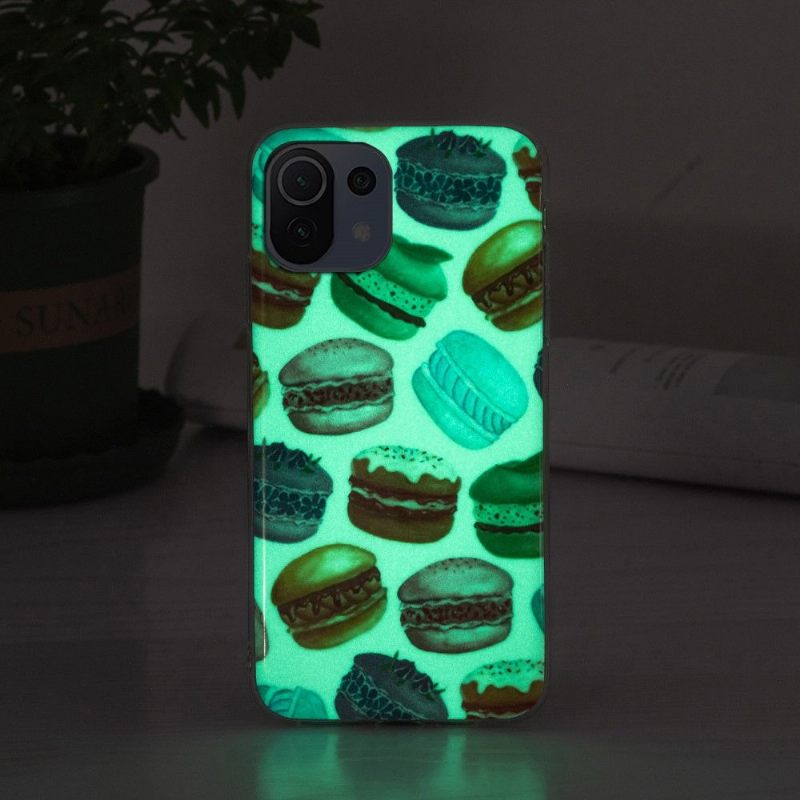 Hoesje voor Xiaomi Mi 11 Lite 5G NE / Mi 11 Lite / Mi 11 Lite 5G Fluorescerende Macarons